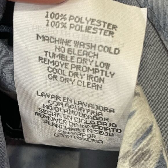 VTG All That Jazz Mini Blue Floral Skirt Sz 5/6‎ Cottagecore See Measurements - Picture 5 of 10